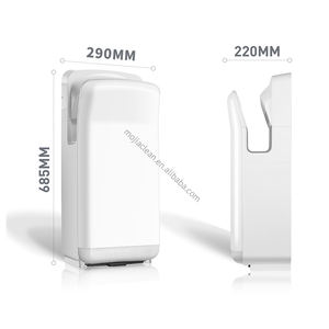 2025 Ensemble de sèche-mains électrique mural Seche Main Sèche-mains à double jet automatique ultra-sec pour <span class=keywords><strong>toilettes</strong></span> - Product Image 3
