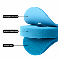 Brosse de toilette jetable pour la maison avec nettoyeur intégré, long manche en PP, fixation murale, remplacement en un clic, nettoyage de salle de bain