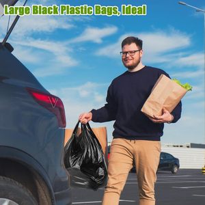 ถุงขยะแบบเสื้อยืดพลาสติกหนาพิเศษสำหรับซุปเปอร์มาร์เก็ตและใช้ในบ้าน - Product Image 2