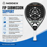 Raquette de padel tennis intelligente en fibre de carbone 12K EVA de forme diamant avec logo personnalisé de qualité supérieure AMC01