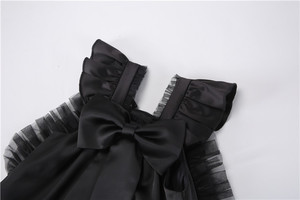 Vestido con volantes delanteros y lazo para bebé, nuevo - Product Image 3