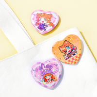 Machine à badges en forme de cœur pour la création de badges personnalisés, d'épingles à sublimation thermique, pour l'anime, les événements sportifs, moderne et écologique