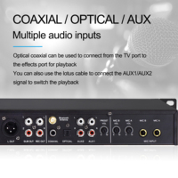 Procesador de Audio DSP Profesional ADSP K883R, Dispositivo de Karaoke Metálico con Pantalla LED Digital, Emparejamiento Estéreo XLR