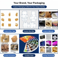 Boîte d'emballage de bijoux en carton rigide pliable avec logo personnalisé imprimé, boîte cadeau magnétique de luxe bleu foncé, grande boîte cadeau magnétique