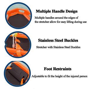 Nouvel arrivage Panier de sauvetage portable détachable Hélicoptère <span class=keywords><strong>Ambulance</strong></span> Panier d'urgence Civière - Product Image 2