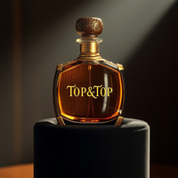 Vente en gros des flacons de parfum les plus populaires, 50 ml, 100 ml, flacon en verre noir vide, parfum, Cologne, flacon pulvérisateur carré pour hommes