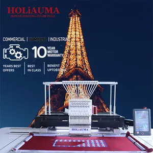 Holiauma High Speed Daily Embroidery Machine 15 Needles One Head XXL Garment Sewing & Quilting Machine