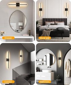 <span class=keywords><strong>Lampada</strong></span> <span class=keywords><strong>da</strong></span> <span class=keywords><strong>Parete</strong></span> Moderna <span class=keywords><strong>a</strong></span> LED in Alluminio <span class=keywords><strong>a</strong></span> <span class=keywords><strong>Batteria</strong></span> con Telecomando, Rotazione <span class=keywords><strong>a</strong></span> 360°, Dimmerabile, Alto CRI 90, Design Wireless per Camera <span class=keywords><strong>da</strong></span> Letto - Product Image 3