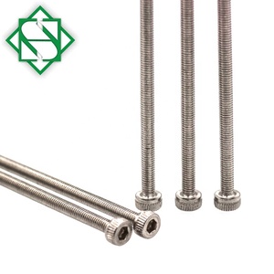 ISO4762 <span class=keywords><strong>DIN</strong></span> <span class=keywords><strong>912</strong></span> Tornillos de copa de cabeza hueca hexagonal de acero inoxidable completamente roscados Tornillos de cabeza hueca hexagonal de acero al carbono - Product Image 4