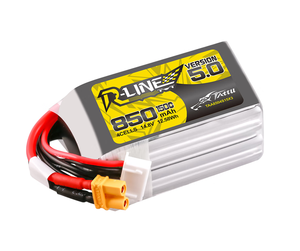 แบตเตอรี่ Tattu R-Line V5.0 150C FPV Lipo พร้อมเทคโนโลยี Al boehmite สำหรับคอปเตอร์สี่ใบพัดนักแข่งรถมืออาชีพ - Product Image 3