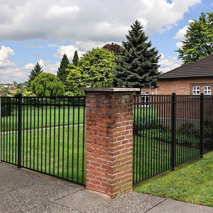 Rampe en aluminium, clôture de jardin en métal ornemental, clôture de jardin en métal, <span class=keywords><strong>poteau</strong></span> de clôture en acier galvanisé - Product Image 4