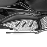 Barre de protection latérale de moto en alliage d'aluminium XMAX300, en acier inoxydable noir argenté, durable, pour moteur