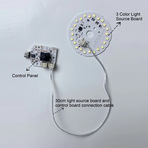台灯USB充电式发光二极管触摸开关可调光台灯成套光源配件 - Product Image 3