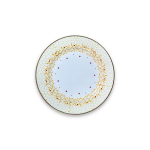 2025 New Product Ceramic Christmas Decoration Plate Gold Rimmed Christmas <b>Dinnerware</b> <b>Sets</b> Porcelain - Product Image 4