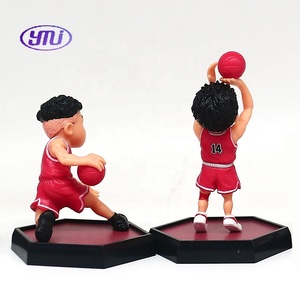 ของเล่นเรซิ่น PVC แบบกำหนดเองจากโรงงานผู้ผลิต (OEM) คุณภาพสูง แอ็คชั่นฟิกเกอร์และของเล่น ตกแต่งเค้กห้าเสือหูเป่ย ฟิกเกอร์อนิเมะ SLAM DUNK คาเอเดะ รุคาวะ - Product Image 4