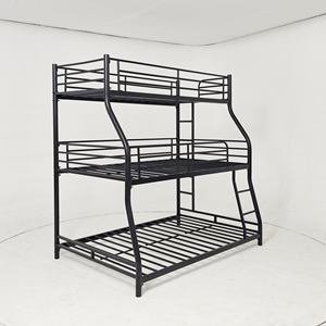 Lit superposé triple en métal pour 3 personnes, idéal pour les appartements d'adultes, les dortoirs, les chambres ou les meubles <span class=keywords><strong>de</strong></span> loft - Product Image 4