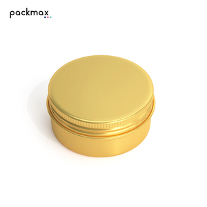 Pot cosmétique en aluminium 57*27mm 50g pour crème hydratante - Boîte vide 50ml pour crème pour les mains, crème pour les yeux, cire capillaire - Vente en gros - Product Image 5