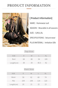 Chuangerm Disponibile 2026 Nuovo Set Loungewear 3 Pezzi da <span class=keywords><strong>Donna</strong></span>, Pigiama Sottile con Spalline, Pantaloni, Vestaglia in Pizzo, Accappatoio Sexy per Casa - Product Image 4