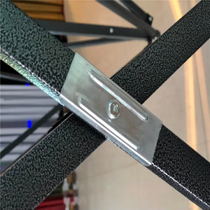 Tente de marché économique, prix usine, verte et orange, 2x4 mètres, facile à nettoyer, démontage rapide, imperméable, pour événements - Product Image 3