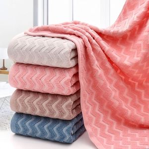 Serviette de bain en coton ultra-doux absorbant à effet vague d'eau, multi-usages pour hôtel, usage commercial et domestique - Product Image 3