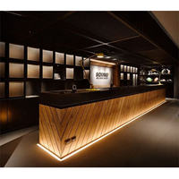 Comptoir de café, décoration intérieure, meuble de bar, Design