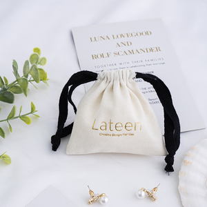 Hot Sale Eco Friendly Customized Drawstring Dust Bag Cotton Shopping <b>Canvas</b> Pouches With Custom Printed Logo - Product Image 3