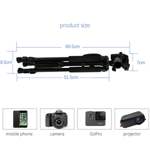<span class=keywords><strong>Trépied</strong></span> professionnel 1,6 m pour téléphone, caméra vidéo et anneau lumineux, support de <span class=keywords><strong>trépied</strong></span> en aluminium pour appareil <span class=keywords><strong>photo</strong></span> reflex numérique <span class=keywords><strong>Canon</strong></span>, idéal pour les voyages - Product Image 4