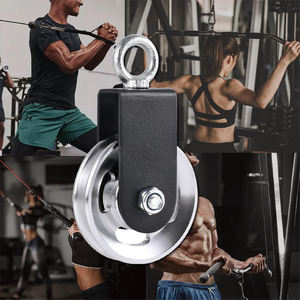 Accessori per attrezzature da Fitness cuscinetti silenziosi ad alta tiratura a cavalletto in metallo grandi ruote per uccelli in alluminio filo di acciaio puleggia - Product Image 2