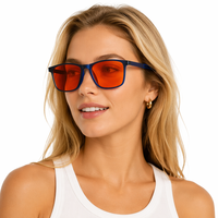 Lunettes de vue carrées classiques pour ordinateur, monture optique PC, anti-lumière bleue, pour jeux vidéo, vision nocturne, unisexe, favorisant le sommeil