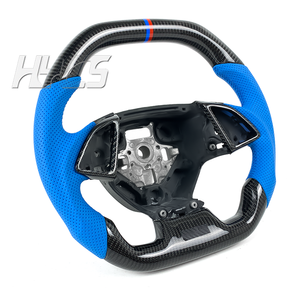 Accessoires intérieurs de voiture Volant sport en fibre de carbone pour <span class=keywords><strong>Chevrolet</strong></span> <span class=keywords><strong>Corvette</strong></span> C7 C6 C8 - Product Image 3