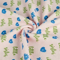 Tela de poliéster y elastano elástica con estampado de sandía personalizada al por mayor, tipo Liverpool, por yarda, para lazos.