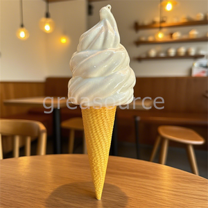 1 Piece 9Inch Realistic Model Hanging Ice Cream Model Ice Cream Parlor Prop Display Toy Game Dessert Cover <b>Chocolate</b> <b>Shell</b> Cover - Product Image 6