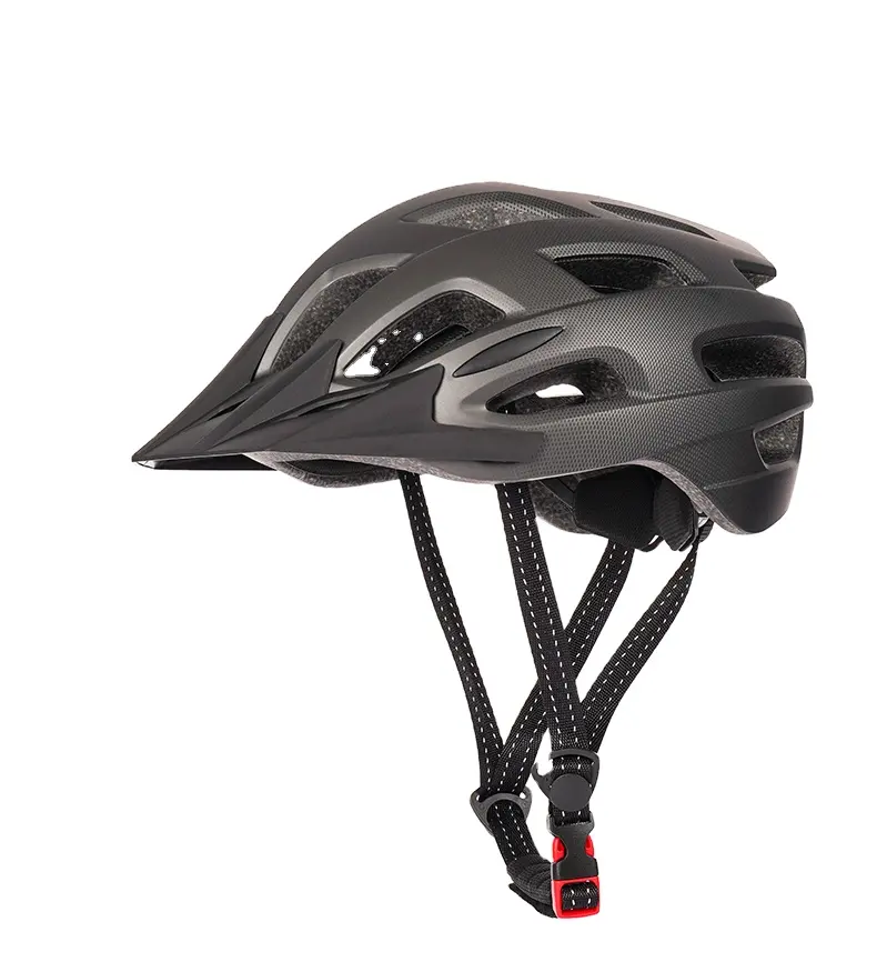 Custom made adult colorful cheap safty mtb helmet mountain bike with big visor for men riding