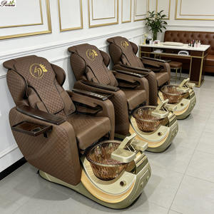 เก้าอี้ทำเล็บเท้าสปา รุ่น Diva พร้อมฐานไฟเบอร์กลาสทนอะซิโตน สำหรับทำเล็บมือและเล็บเท้า แถมฟรีเก้าอี้เสริม - Product Image 2