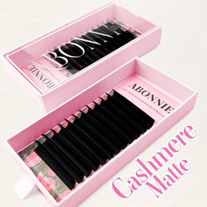 Abonnie Plateaux d'extensions <span class=keywords><strong>de</strong></span> cils individuels en gros, volumes standard, noir mat, effet velours - Product Image 1