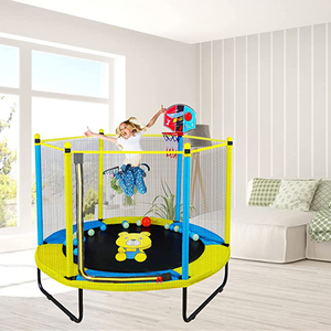 Tràmpoline mini chất lượng cao Zoshine, an toàn, làm từ PVC mềm, đạt chứng nhận CE, có lưới bảo vệ, bền, dùng cho trẻ em tập thể dục, nhảy. - Product Image 3