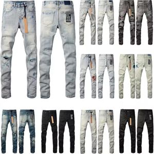 Jeans di Lusso Hip Hop da Uomo, Pantaloni <span class=keywords><strong>Denim</strong></span> Stacked Y2K di Alta Qualità, Jeans Distressed di <span class=keywords><strong>Marca</strong></span> Designer Ksubis - Product Image 1