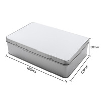 Boîte de rangement rectangulaire en fer blanc pour impression par sublimation, boîte créative pour bijoux et bonbons de mariage
