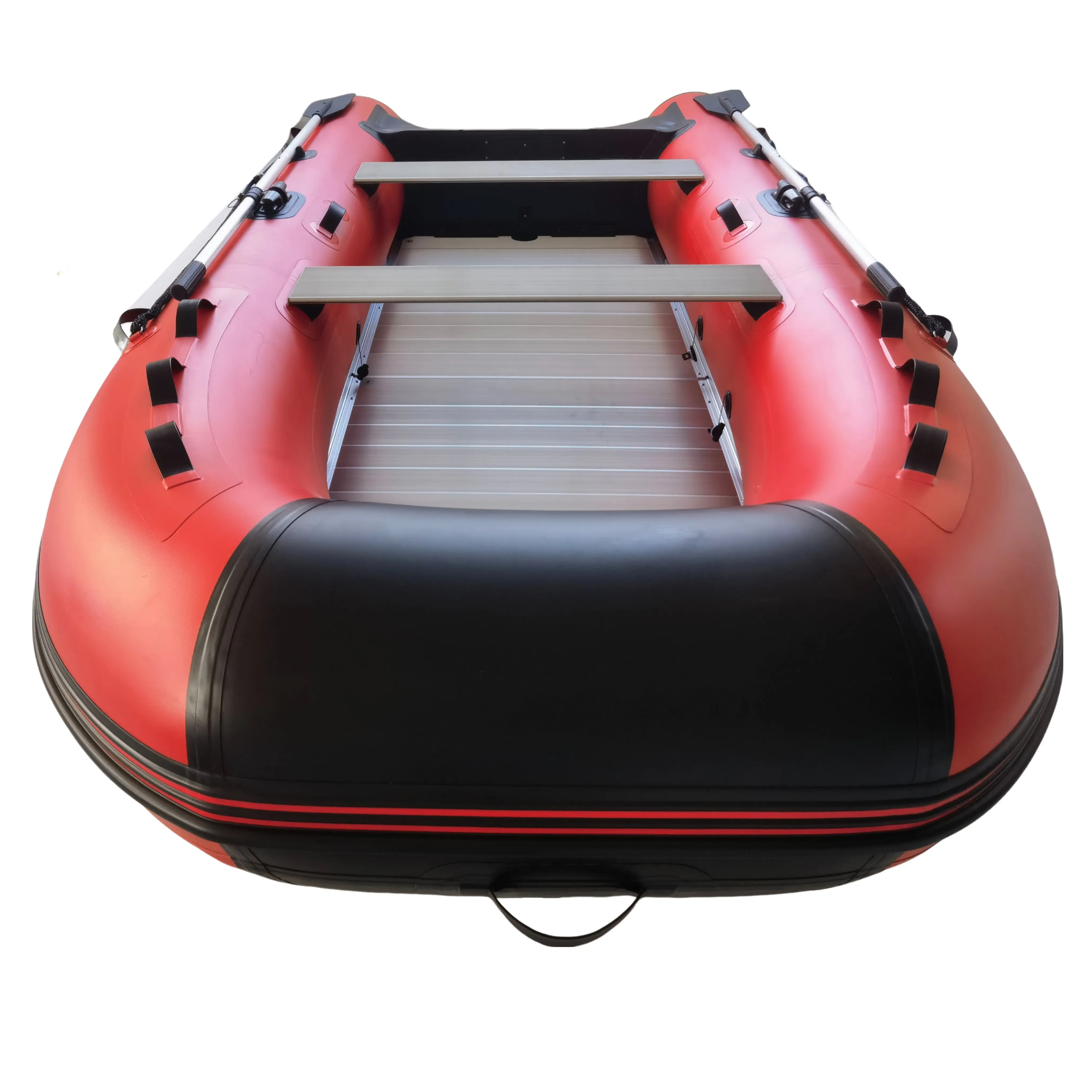 Reachsea Red Inflatable Rubber Fishing Dinghy Boat with PVC Material for Outdoor Water Entertainment