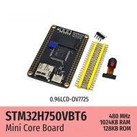 Carte de développement STM32H7 Core Board STM32H750VBT6 H7 Mini + écran TFT OLED de 0,96 pouce + module caméra OV7725