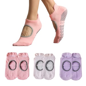Calcetines de Pilates Profesionales para Deportes y Fitness, Calcetines de Yoga de Cinco Dedos para Mujer, Calcetines Antideslizantes con Tira Elástica - Product Image 3