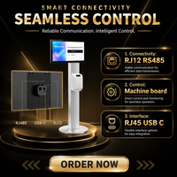 WP106 Panneau intelligent mural 10,1 pouces MT8786 Android 16 HMI embarqué avec radar mmWave et PoE pour solutions de projets commerciaux