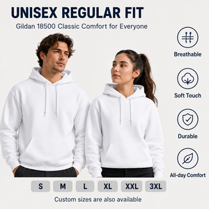 Sweat-shirt à capuche uni vierge 18500 270 g/m² pour impression sérigraphique personnalisée, <span class=keywords><strong>Tech</strong></span> Expo Developer Summit Crew, entrepôt local aux États-Unis - Product Image 3