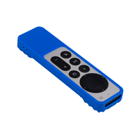 Funda de Silicona para Control Remoto Siri de Apple TV 4K, con Aberturas Precisas, Protección Total, Accesorio para Apple TV 4K