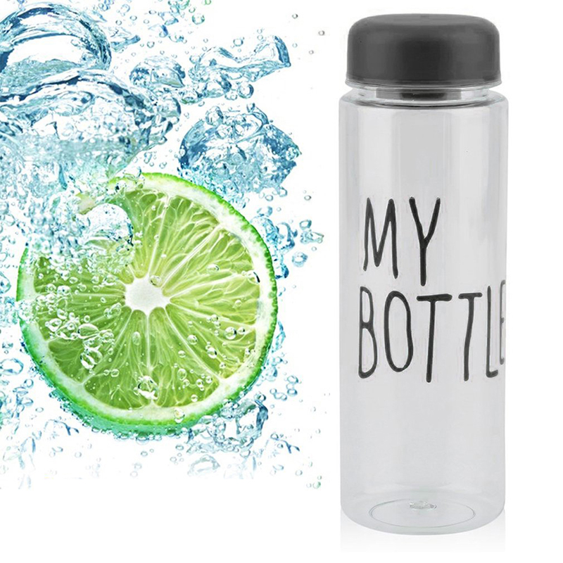 Creative Product 2024 My Bottle Promotion Clear Plastic Water Bottle With Custom Logo Sports Drinking Bottle With Lid