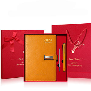 Regalos para reuniones de negocios Cuaderno de impresión en color negro setNavy <span class=keywords><strong>bluegold</strong></span> stampingsuppliercustom colorgold Edge - Product Image 5