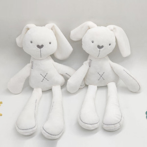 Peluche Coniglio Calmante per Neonati e Bambini, Simpatico Compagno di Sonno, Orsetto <span class=keywords><strong>Grizzly</strong></span> Piccolo, Grande Bambola di Stoffa, Regalo - Product Image 2