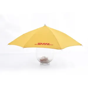 Mini Paraguas Parapluie Sombrillas Vissen Kleine Zonnehoed Hoofd Paraplu