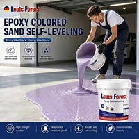 Vente en gros # Meilleure Vente : Revêtement de Sol Autolissant Antidérapant en Peinture de Sable Époxy Effet Marbre Écologique, Couleurs Personnalisables