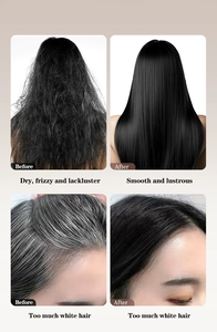 Kit <span class=keywords><strong>de</strong></span> teinture capillaire professionnelle VOJO en gros, livré avec un pinceau, ne tache pas votre peau pour une retouche précise des racines, application facile - Product Image 5